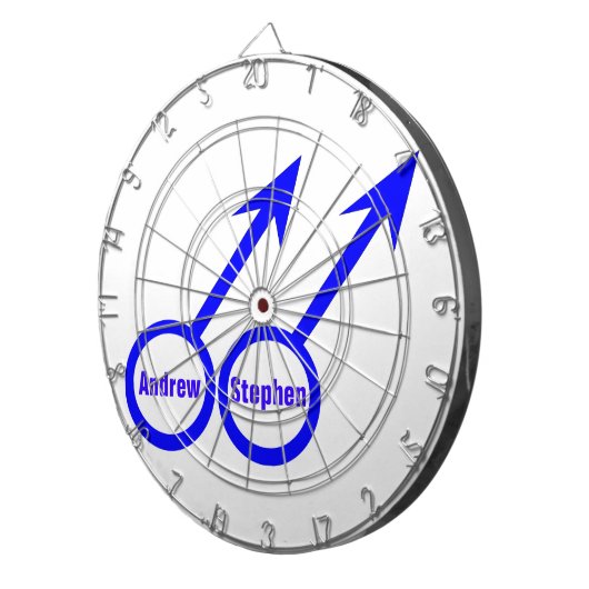 Gay Lovers  Dartboard Dartbord (Voorkant Rechts)