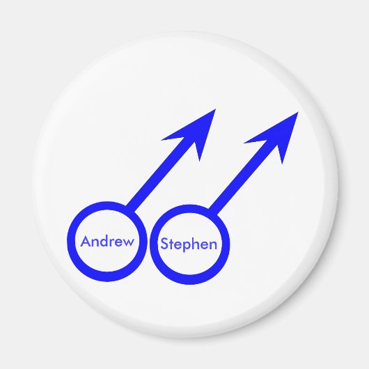 Gay Lovers  Magnet (Voorkant)