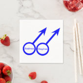 Gay Lovers  Papier Napkins Servetten (Insitu)