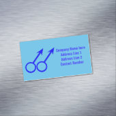 Gay Lovers Persoonlijke Magneten van het Visitekaa (Voorbeeld)