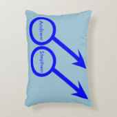 Gay Lovers  Pillow Accent Kussen (Voorkant(Verticaal))