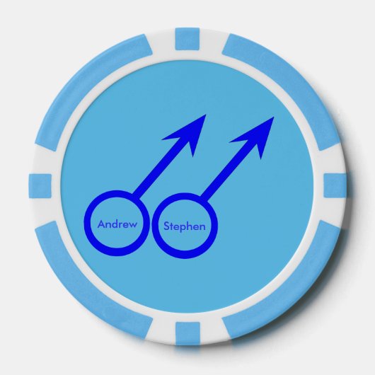 Gay Lovers  Poker Chips (Voorkant)