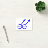 Gay Lovers Post merkt Pad op Post-it® Notes (Kantoor)