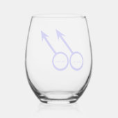 Gay Lovers  Wijnglas Zonder Voet (Achterkant)