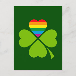 Gay Lucky Clover Briefkaart