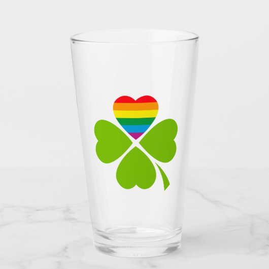 Gay Lucky Clover Glas (Voorkant)