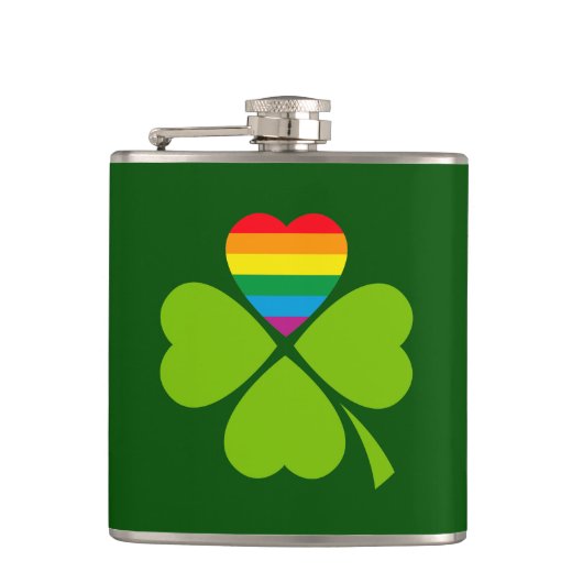 Gay Lucky Clover Heupfles (Voorkant)