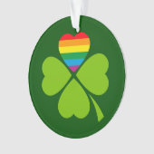 Gay Lucky Clover Ornament (voorkant)