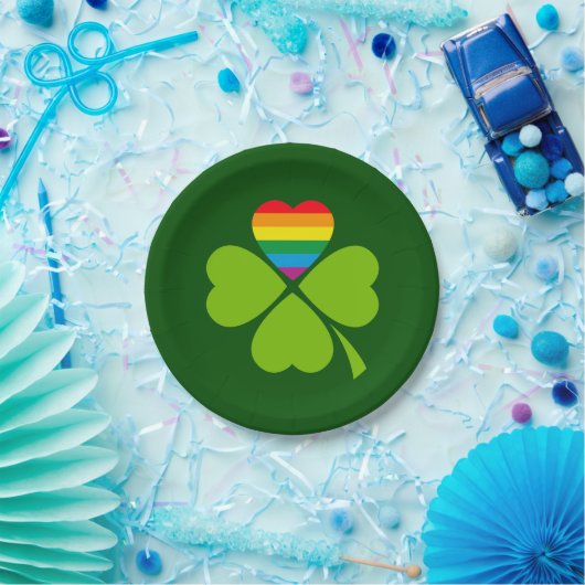 Gay Lucky Clover Papieren Bordje (Feest)