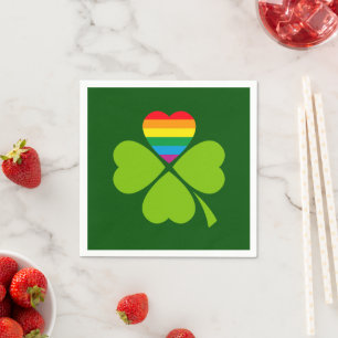 Gay Lucky Clover Servet