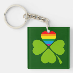 Gay Lucky Clover Sleutelhanger