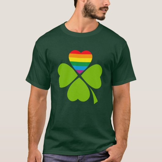 Gay Lucky Clover T-shirt (Voorkant)