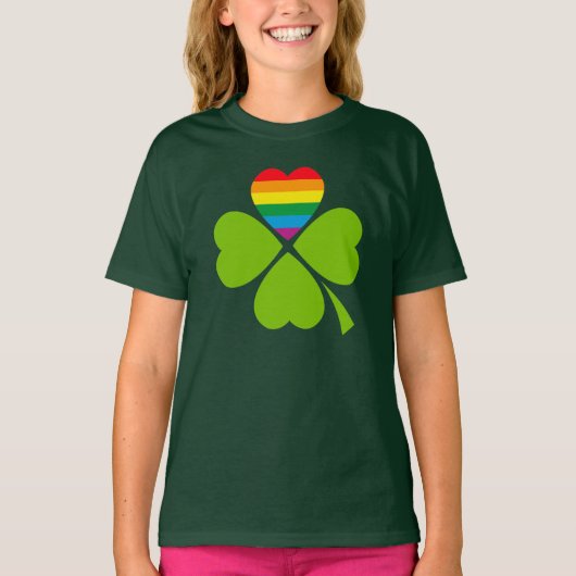 Gay Lucky Clover T-shirt (Voorkant)