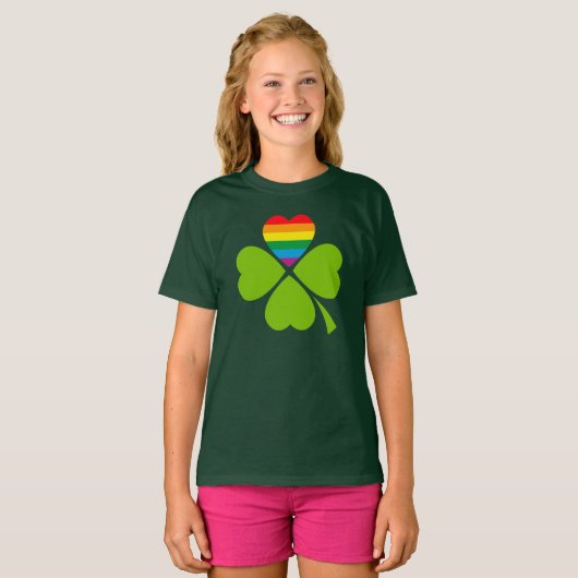 Gay Lucky Clover T-shirt (Voorkant volledig)