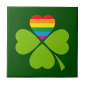 Gay Lucky Clover Tegeltje (Voorkant)