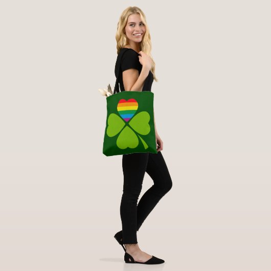 Gay Lucky Clover Tote Bag (Op model)