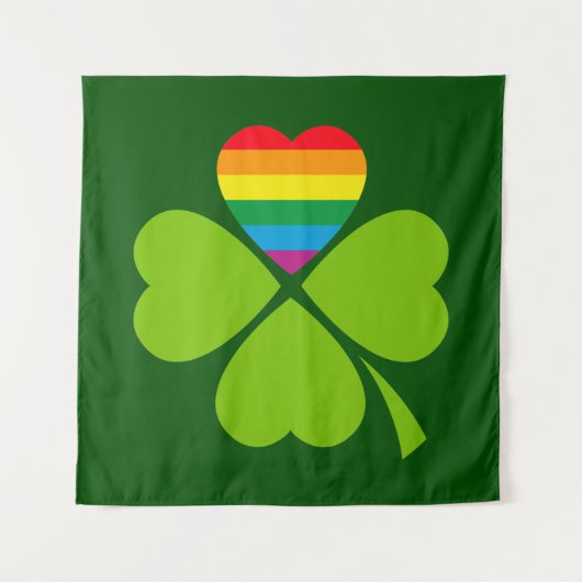 Gay Lucky Clover Wandkleed (Voorkant)