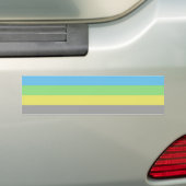 Gay Male Alternative Pride Flag Bumpersticker (Op auto)