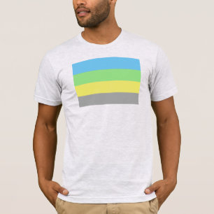 Gay Male Alternative Pride Flag T-shirt