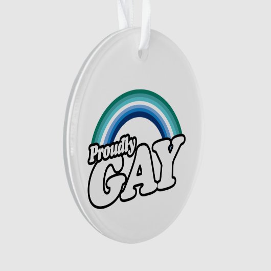 Gay Male en Proud Ornament (voorkant)