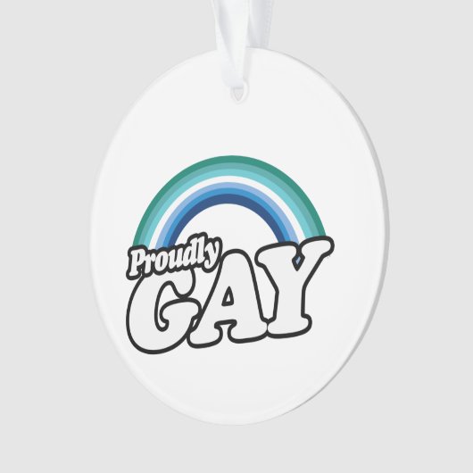 Gay Male en Proud Ornament (voorkant)