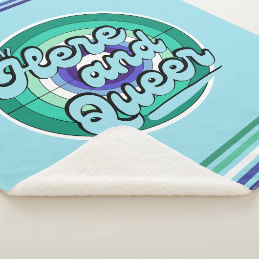 Gay Male Flag: LGBTQ - Hier en Queer Sherpa Deken (3/4)