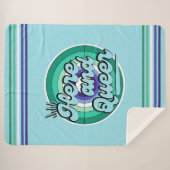 Gay Male Flag: LGBTQ - Hier en Queer Sherpa Deken (Voorkant (horizontaal))