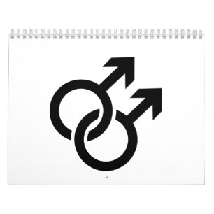 Gay male logo kalender
