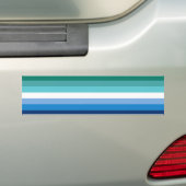 gay male pride Bumpersticker (Op auto)