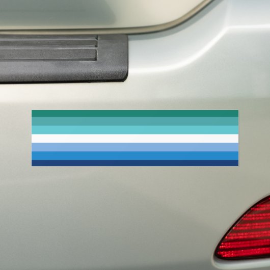 gay male pride Bumpersticker (Op auto)