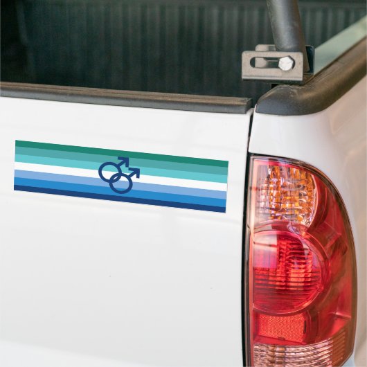 Gay Male Pride Bumpersticker (Op Truck)