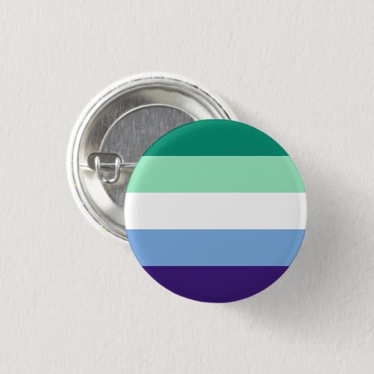 Gay Male Pride Button (Voorkant /achterkant)