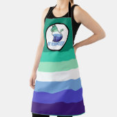 Gay Male Pride Cat - Wees jezelf Schort (Insitu)