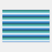 Gay Male Pride Flag (Azure) Inpakpapier Vel (Voorkant 2)