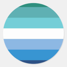 Gay Male Pride Flag (Azure)