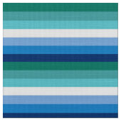 Gay Male Pride Flag (Azure) Stof (Close Up)