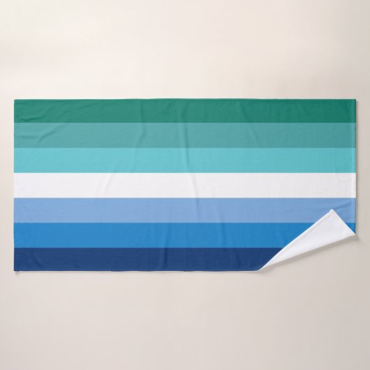 Gay Male Pride Flag Badhanddoek (Badhanddoek)
