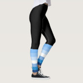 Gay Male Pride Flag (blauw) Leggings (Rechts)