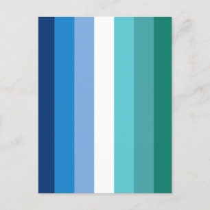 Gay Male Pride Flag Briefkaart