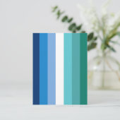 Gay Male Pride Flag Briefkaart (Staand voorkant)