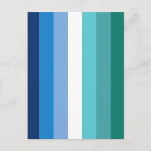 Gay Male Pride Flag Briefkaart (Voorkant)