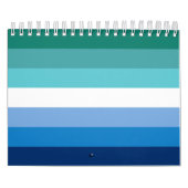 Gay Male Pride Flag Kalender (Hoes)