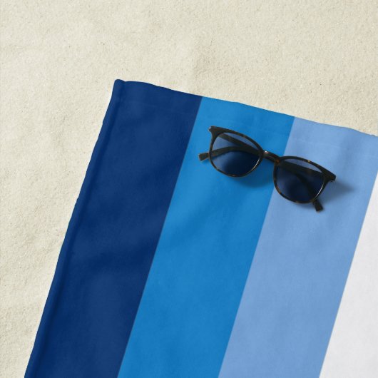 Gay Male Pride Flag Strandlaken (In situ)