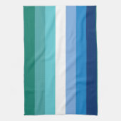 Gay Male Pride Flag Theedoek (Verticaal)