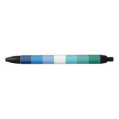 Gay Male Pride Flag Zwarte Inkt Pen (Voorkant)