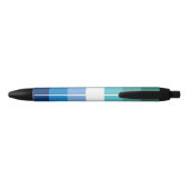 Gay Male Pride Flag Zwarte Inkt Pen (Achterkant)