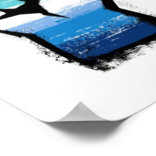 Gay Male Protest Fist Poster (Hoek)