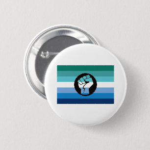 Gay Male Protest Flag Ronde Button 5,7 Cm