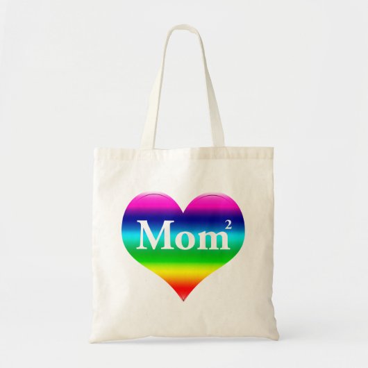 Gay Mam Squared LGBT Tote Bag (Voorkant)