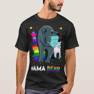 Gay Mama Beer Proud Mam LGBTQ Moeder LGBT T-shirt